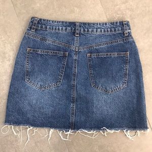 Tobi Skirts - Tobi Florence Medium Wash Denim Mini Skirt Tobi Skirts - Tobi Florence Medium Wash Denim Mini Skirt